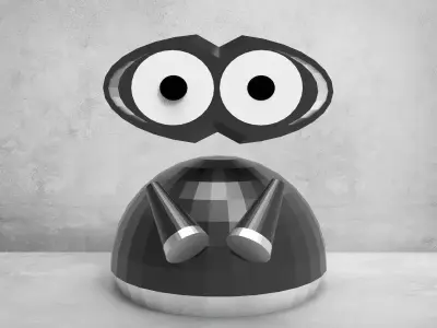 Character - ROBO Free low-poly 3D model