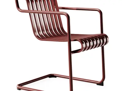 Hay Palissade Cantilever Dining Armchair 3D model