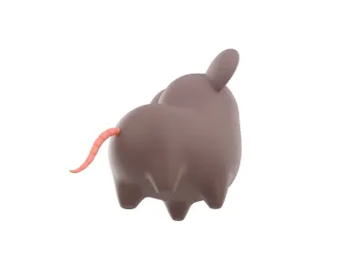 Rat Character 3D model purchase