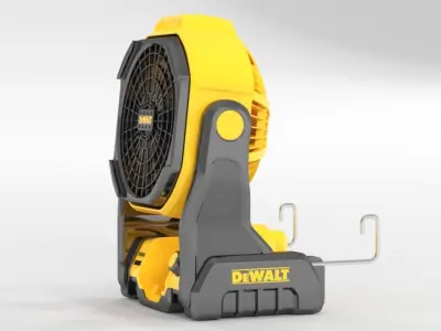 DEWALT 20V MAX Cordless Fan for Jobsite 3D model