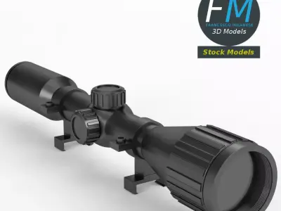 Rifle scope 3D model purchase