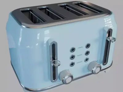 Retro Household Appliances 3D Model Pack