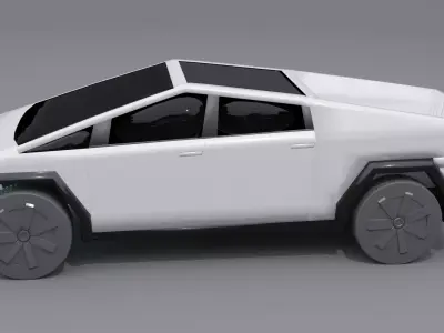 tesla cyber truck 3D model
