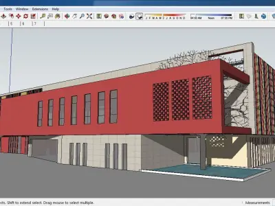 Sketchup Kindergarten A4 3D model