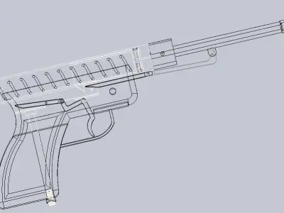Air Pistol Free 3D model