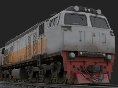 Diesel-Electric Locomotives 3D model