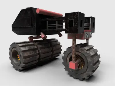 Rider Truck CG 3D model