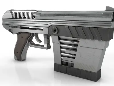SCI-FI Handgun 3D model purchase