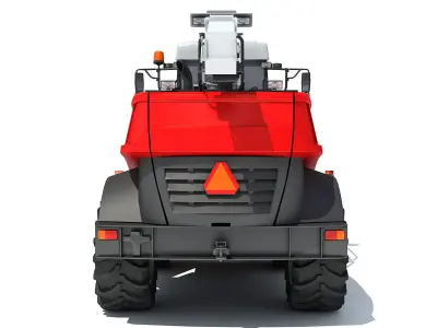 Combine Harvester 3D model 13