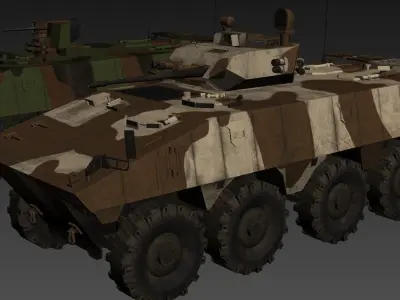 IFV VBCI  Low-poly 3D model