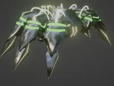 Denis elka46464646gmail com Spider Robot  Free 3D model