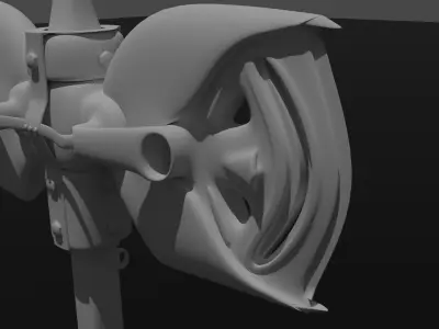 Grateful Axe 3D model