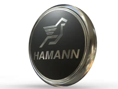 hamann logo 3D model by 3dlogoman