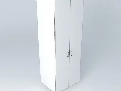 TC2D wardrobe Free 3D model