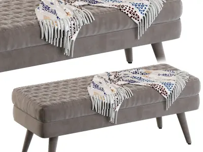 Bench seat Corolle 3D model