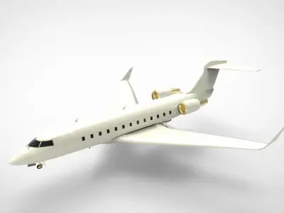 Gulfstream G650 Jet 3D model purchase