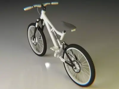 cycle mountain bike Free low-poly 3D model