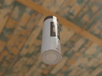 AA Battery Free 3D model