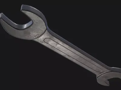 Wrench Game Ready PBR Low-poly 3D model