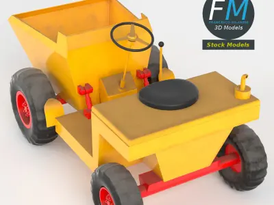 Tipper base mesh 3D model