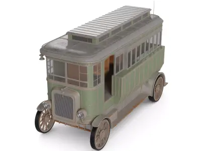 Public Bus 3D model get