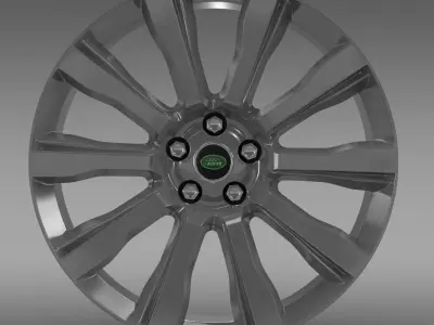 RangeRover Supercharged rim 3D model