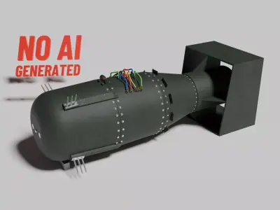 Nuclear Bomb 3D model purchase