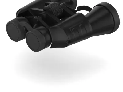 10x50mm Binocular 3D model