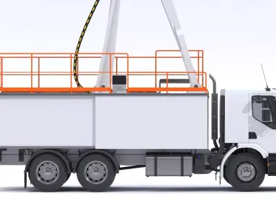 Vestergaard Elephant Beta Aircraft Deicing Vehicle 3D model