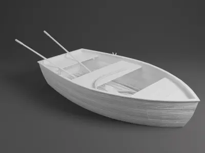 Classic Boat 3D model