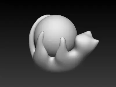 Stylized Cat - n3 3D model
