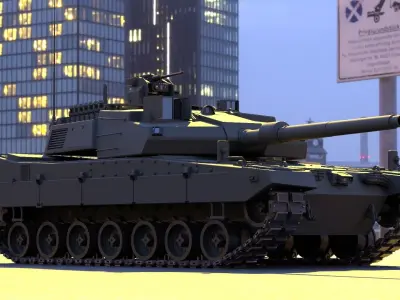 Altay War Tank 3D model