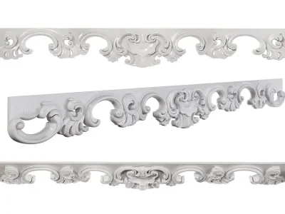 Classic carved 148 3D model