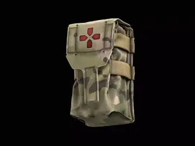 Blue Force Gear SMALL Trauma Kit Medical Pouch Low-poly 3D model