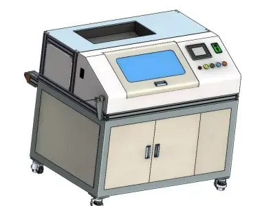 Industrial Coil Winding Machine 3D CAD Model 3D model