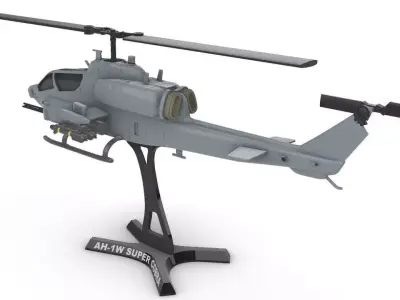 Bell AH-1 SuperCobra 3D print model