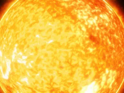 Realistic Sun- 3D Model Low-poly 3D model
