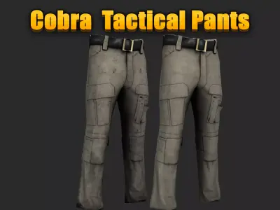 cobra  Combat  Gear Tactical Pants  Trousers  Military FIVEM GTA Low-poly 3D model