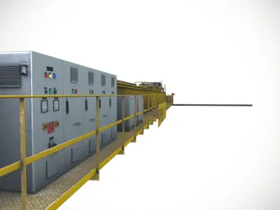 Demag 20 ton EOT Cranes Hoists  Low-poly 3D model