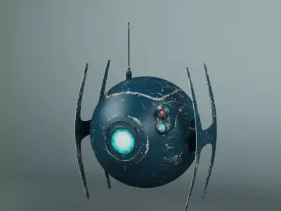 Drone 01 3D model purchase