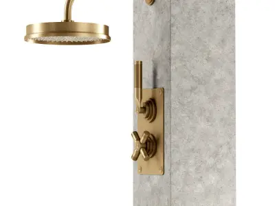 Landmark industrial urban shower by Samuel Heath  3D model