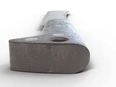 Collins Machete 1943 Low-poly 3D model