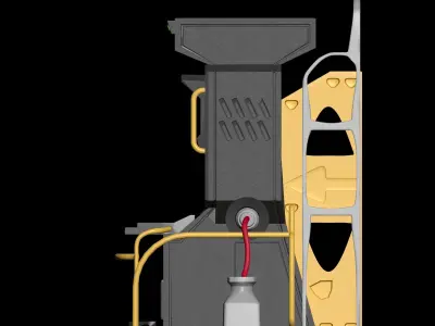 Industrial Computer 3D model