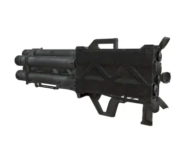 Rocket-gun grenade launcher 3D model