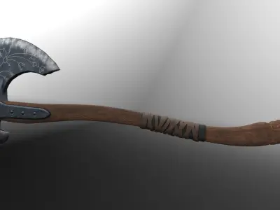 Leviathan Axe from God of War 3D model