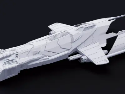 HM-52 Halberd Strategic Bomber - Acolytes of Terror 3D print model