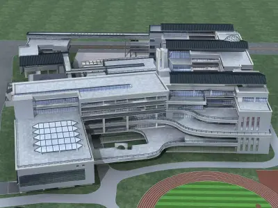 Office Building 3D model 146