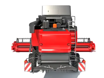 Combine Harvester 3D model 9