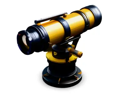 SciFi Telescope HighDetail 3D Model Low-poly 3D model