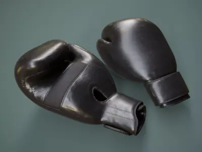 Boxing Gloves PBR Low-poly 3D model